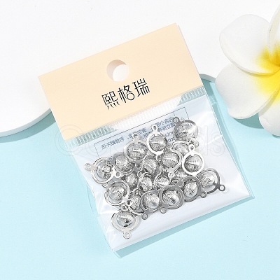 SHEGRACE Brass Round Links XGR0127P-123P-1