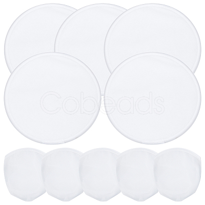 Sublimation Blank Polyester Folding Fan AJEW-WH0010-57B-1