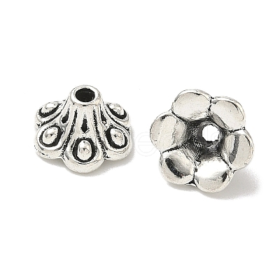 Tibetan Style Bell Filigree Bead Caps X-TIBE-A23845-AS-FF-1