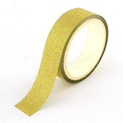 Glitter Powder DIY Scrapbook Decorative Paper Tapes DIY-S028-02-1