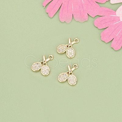 10Pcs Brass Charms KK-V006-05G-01-1
