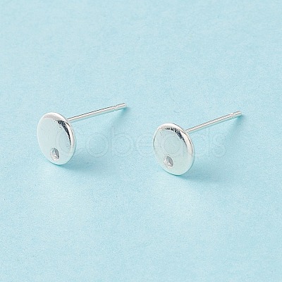 201 Stainless Steel Stud Earring Findings X-STAS-P308-09A-S-1