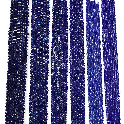 Electroplate Opaque Solid Color Glass Beads Strands EGLA-A044-P4mm-L07-1