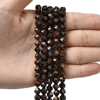 Natural Bronzite Beads Strands G-Z119-A30-01-1
