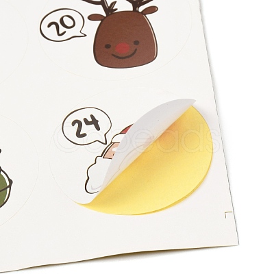 Christmas Advent Calendar Stickers DIY-L050-A10-1