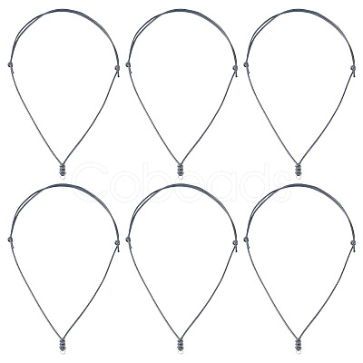 30Pcs Eco-Friendly Korean Waxed Polyester Braided Adjustable Necklace Makings NJEW-TAC0023-05-1