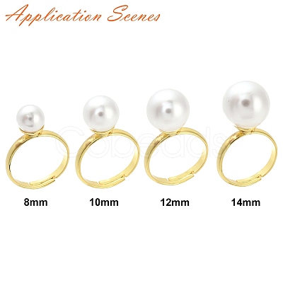 Brass Adjustable Ring Settings KK-A272-01B-G-1