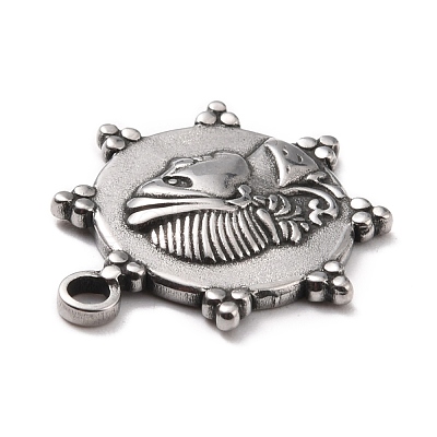 Non-Tarnish 304 Stainless Steel Charms STAS-B024-72P-1