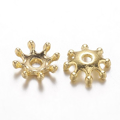 Alloy Bead Caps PALLOY-G151-06G-1