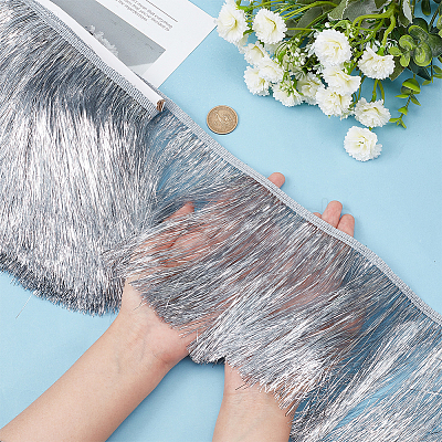 Polyester Fringe Trimmings OCOR-WH0086-09A-1