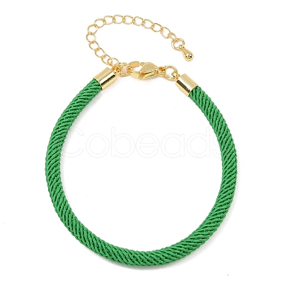 4.5MM Round Nylon Milan Cord Bracelet Making BJEW-I245-01G-39-1