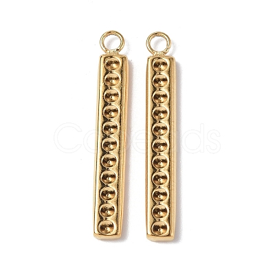 Ion Plating(IP) 304 Stainless Steel Pendant Cabochon Settings STAS-C066-15G-1