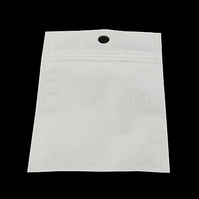 Pearl Film Plastic Resealable Packaging Bags OPP-R003-8x13-1