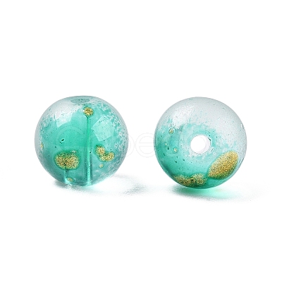 Frosted Baking Paint Glass Beads X1-DGLA-N005-8mm-09-1