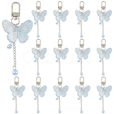 20Pcs Acrylic Pendant Decorations HJEW-YW00252-02-1