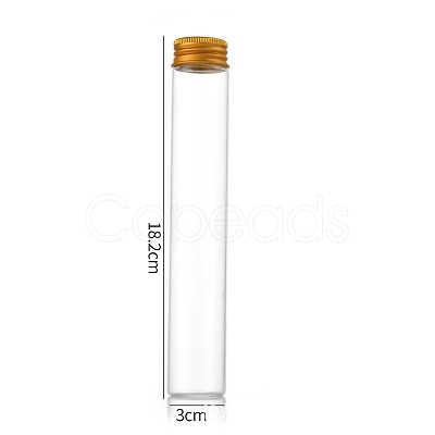 Clear Glass Bottles Bead Containers CON-WH0085-75J-02-1