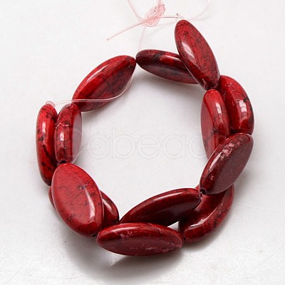 Natural Magnesite Beads Strands TURQ-L008-01D-1
