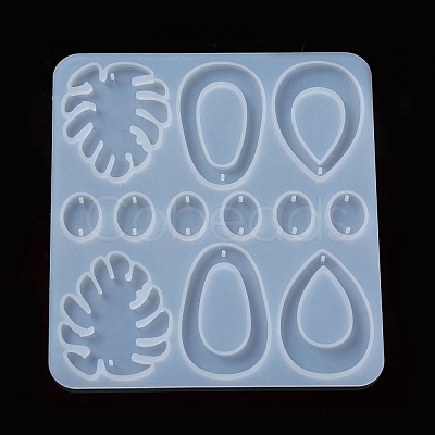 DIY Pendant Earring Silicone Molds DIY-L021-68-1