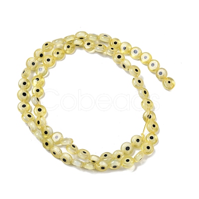 Handmade Evil Eye Lampwork Beads Strands LAMP-G164-10A-05-1