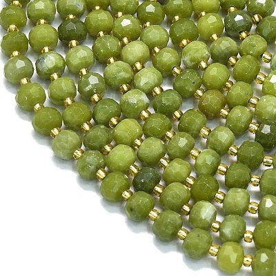 Natural Chinese Jade Beads Strands G-K389-E85-01-1