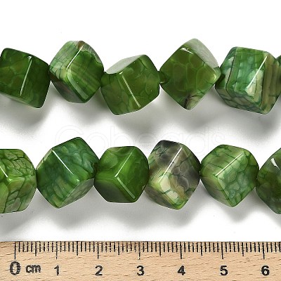 Dyed Natural Agate Beads Strands G-G203-06-1