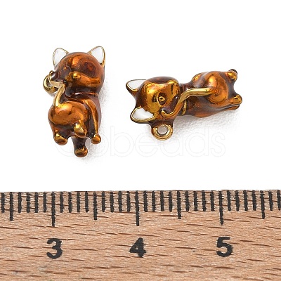 304 Stainless Steel Enamel Pendants SA-CBA1757-36G-02-1