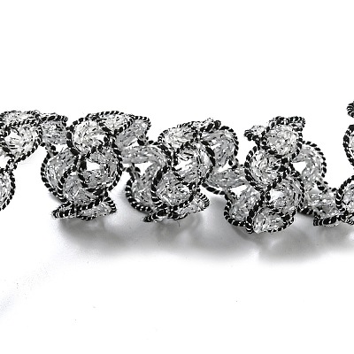 Polyester Wavy Lace Trim OCOR-K007-04B-1