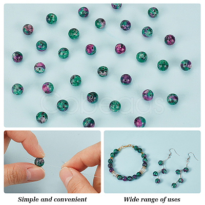 Natural Ruby in Zoisite Beads Strands G-OC0001-15-1