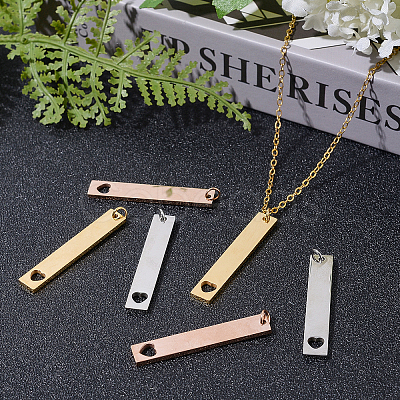 201 Stainless Steel Pendants STAS-UN0009-85-1