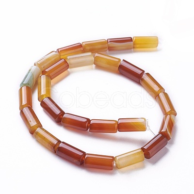 Natural Dyed Agate Beads Strands G-G775-A-08-1
