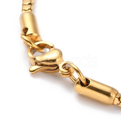 304 Stainless Steel Box Chain Necklaces NJEW-I245-02A-G-1