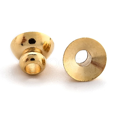 Brass Beads Cap KK-H759-35C-G-1