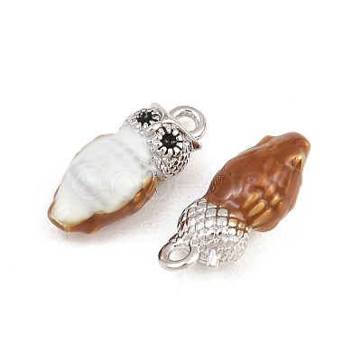 Brass Enamel Pendants KK-CBA6818-04P-02-1