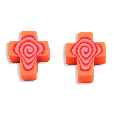 Handmade Polymer Clay Beads CLAY-T020-30H-1