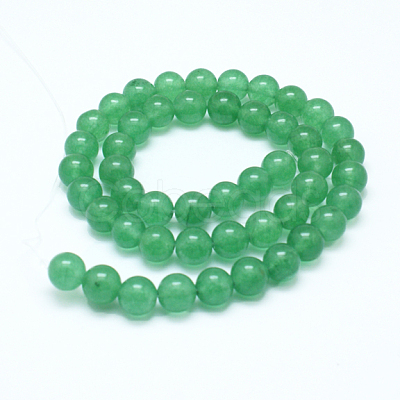 Natural Malaysia Jade Bead Strands G-F342-04-6mm-1