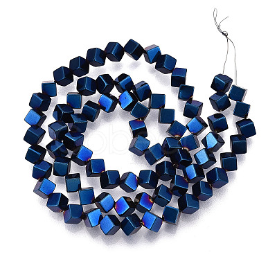 Electroplated Synthetic Non-magnetic Hematite Beads Strands G-T139-62D-1
