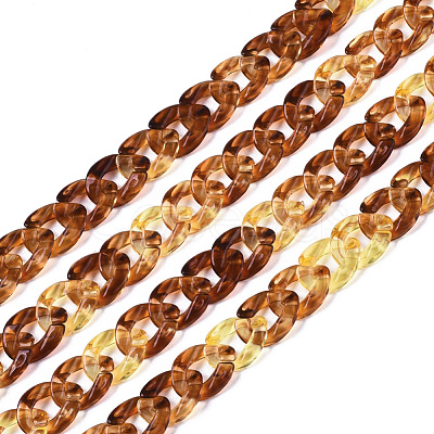 Acrylic Curb Chains SACR-P065-R08-1