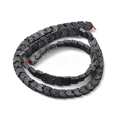 Natural Lava Rock Beads Strands G-H303-C15-1