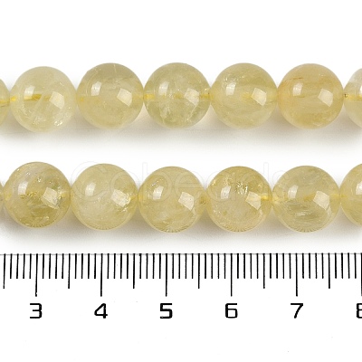 Natural Lemon Quartz(Heated) Beads Strands G-H062-A01-03-1
