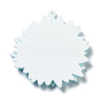 Printed Transparent Acrylic Pendants SACR-P029-B03-1