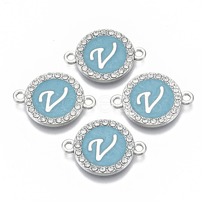 Alloy Enamel Links Connectors ENAM-TAC0003-01S-06V-1