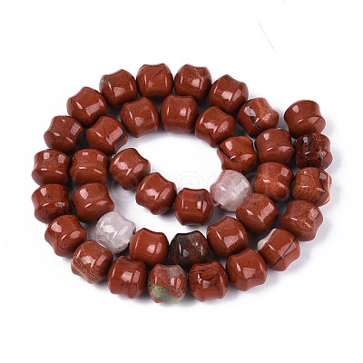 Natural Red Jasper Beads Strands G-N353-06A-04-1