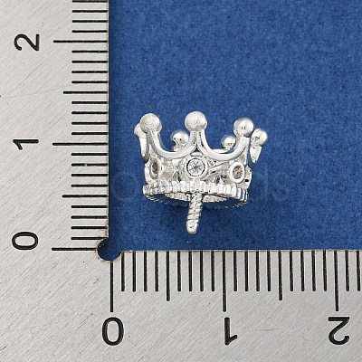 Brass Micro Pave Cubic Zirconia Peg Bails Pendants KKB-L215-040S-1