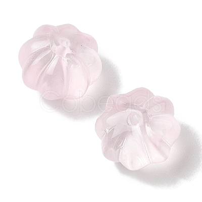 Transparent Spray Paint Glass Beads GLAA-Z011-10G-1