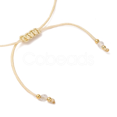 Natural stone constellation bracelet with 12 zodiac signs X-NR2952-7-1