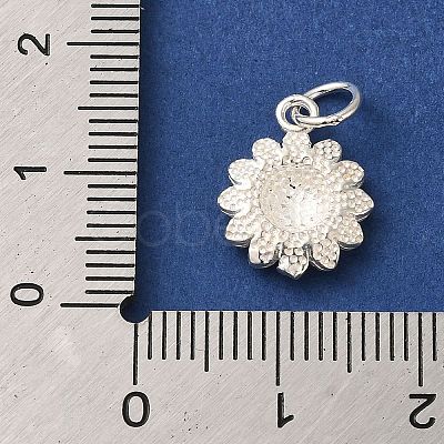 925 Sterling Silver Sunflower Charms STER-K180-03S-1