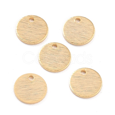 Brass Charms KK-Y003-06F-G-1
