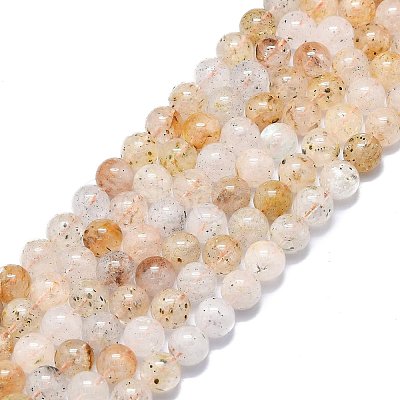 Natural Quartz Beads Strands G-F715-107B-1