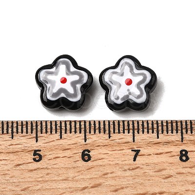 Handmade Glass Enamel Beads GLAA-K070-03I-1