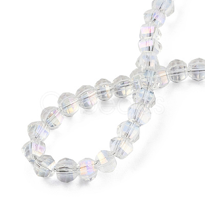 Electroplate Glass Beads Strands EGLA-S176-07B-A01-1